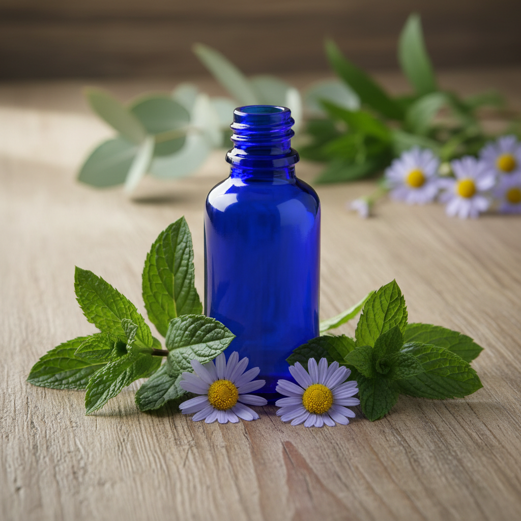 Huile essentielle Deep Blue doTERRA - plantes naturelles apaisantes